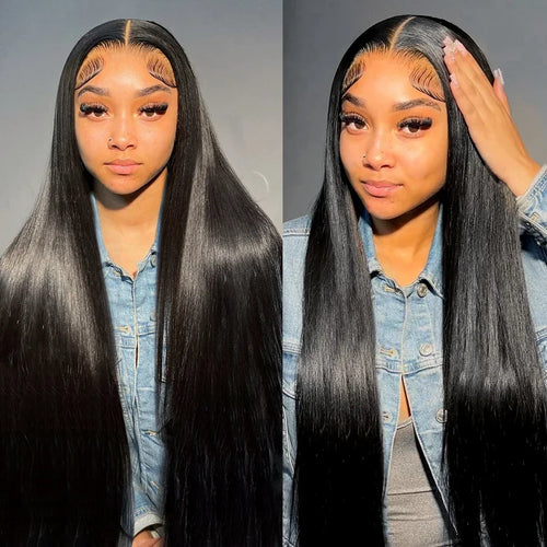 Lace Front Wig Brazilian Straight Human Hair Wig